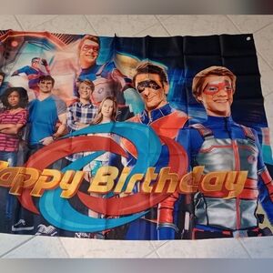 Superhero Birthday Party Banner